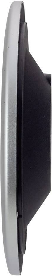 Настенные радиоуправляемые часы EUROTIME 56787, 25 см x 38 мм, серебристые.