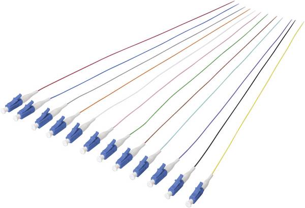 Kabel światłowodowy Digitus DK-29332-02 DIGITUS - Durchgefärbte LC Simplex OS2 Pigtails, [1x złącze męskie LC - 1x z wolnym końcem], 9/125 µ, Singlemode OS2, 2.00 m