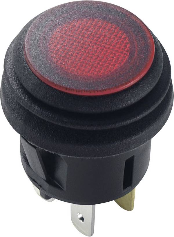 TRU COMPONENTS 1587919 Przełącznik wciskany TC-R13-527D2B, 20.2 mm, 14 V/DC, 20 A, 1 szt.