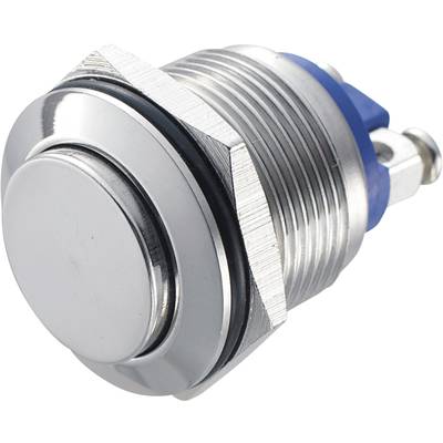 Przycisk wandaloodporny chwilowy TRU COMPONENTS GQ 19H-S, 1 x wył/(wł), IP65, 1 szt.