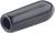 Czarna, cylindryczna nakładka z tworzywa sztucznego z zaokrągloną końcówką, służąca jako osłona lub przykrycie.