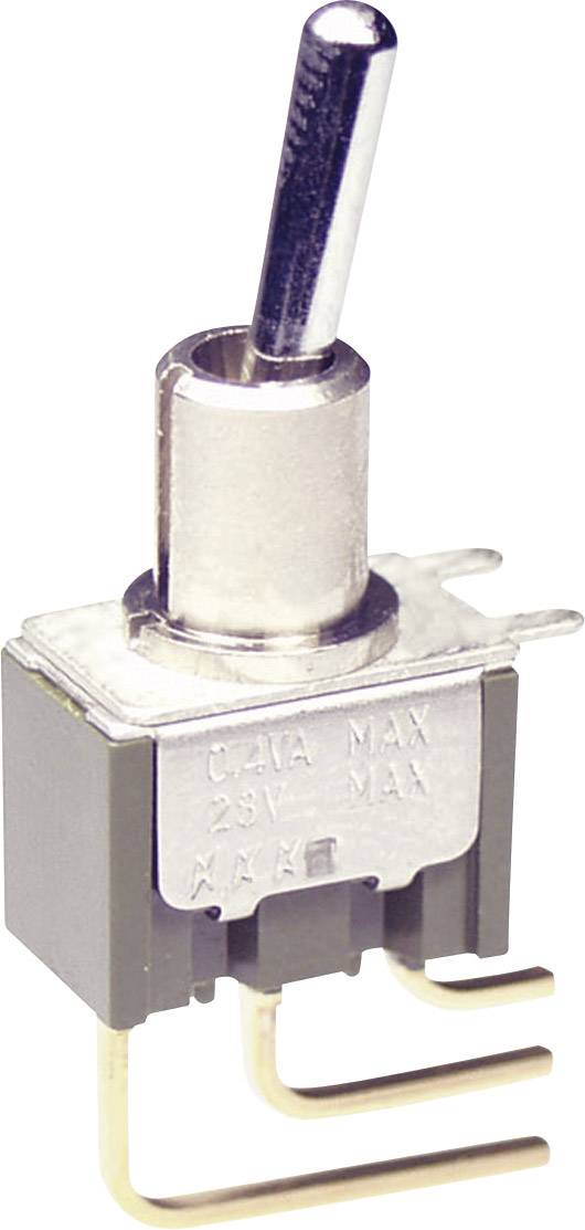 NKK Switches M2012S2A2W23 M2012S2A2W23 Przełącznik dźwigienkowy 250 V/AC 3 A 1 x wł/wł zatrzask 1 szt.