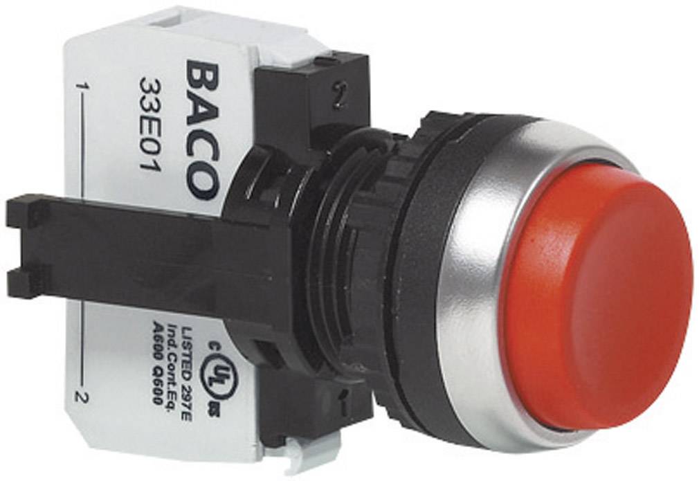Кнопка BACO L21AB01A, 16,3 мм, 22,3 мм, IP66, макс. 600 В, 1 НЗ