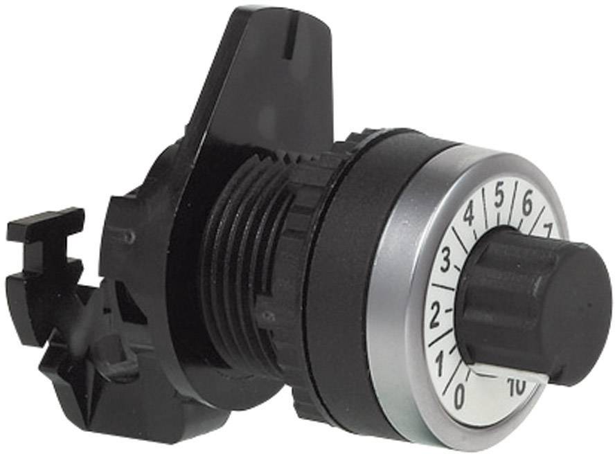 Привід потенціометра пластикове переднє кільце, хромоване чорне, хром BACO L21RP03 1 шт.