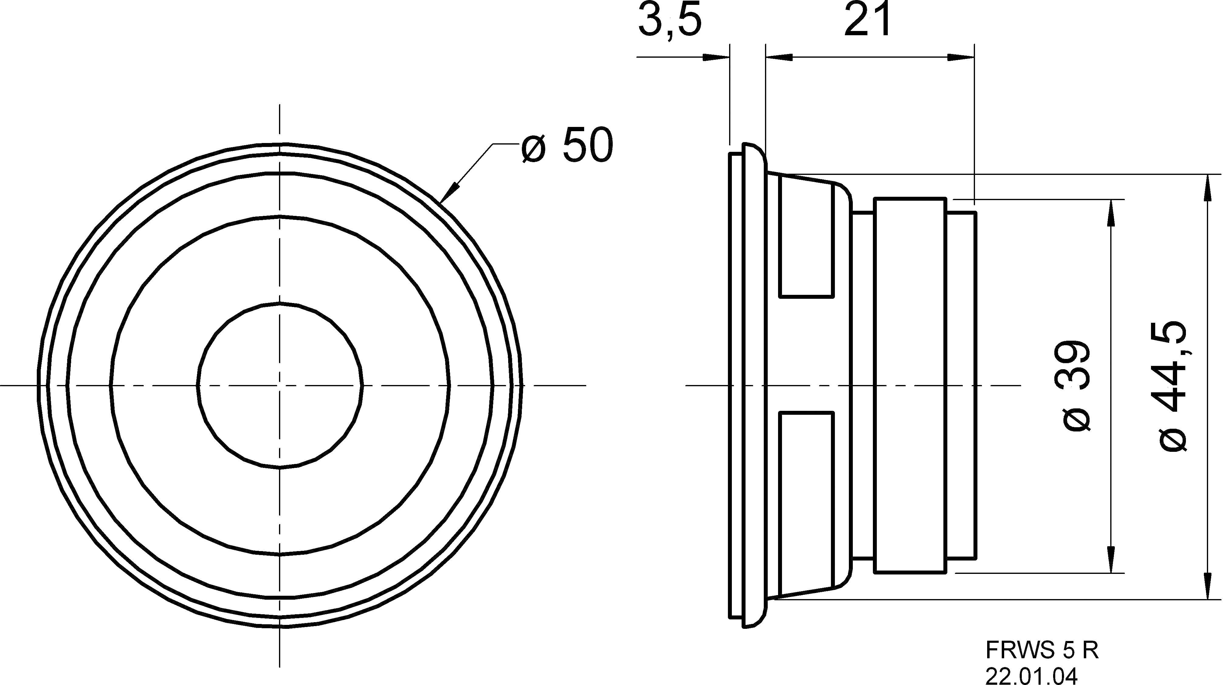 Мініатюрний динамік Visaton FRWS 5 R - 8 Ом Рівень шуму: 84 дБ Visaton 2212 Немає Немає Комплектація: 1 шт.