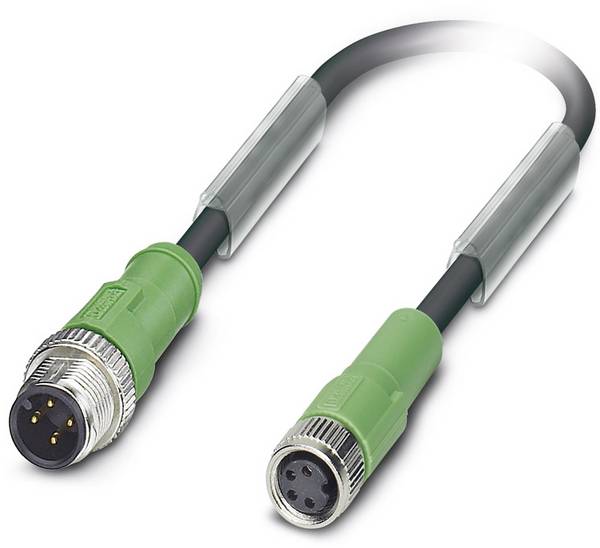 Kabel do czujników/elementów wykonawczych Phoenix Contact SAC-4P-M12MS/3,0-PUR/M 8FS 1694936, złącze żeńskie M8, proste, 1 szt.
