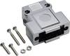 TRU COMPONENTS TC-2523019 Obudowa złącza D-SUB Ilość styków: 25 tworzywo sztuczne, metalizowane 180 ° srebrny 50 szt.