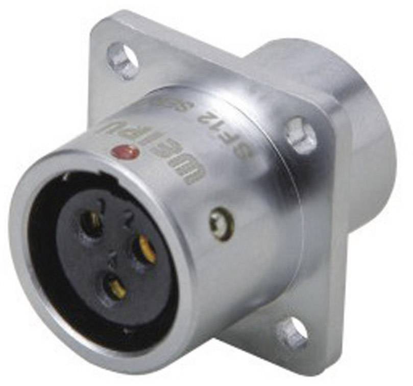 Weipu SF1213/S5 двотактний круглий роз'єм, 5 контактів, 180 В/АС, IP67, для пайки