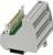Jednostka przyłączeniowa do płytek drukowanych, obudowa w kolorze szarym, wyposażona w kilka zacisków i wtyk. Stosowana do połączeń elektrycznych.
