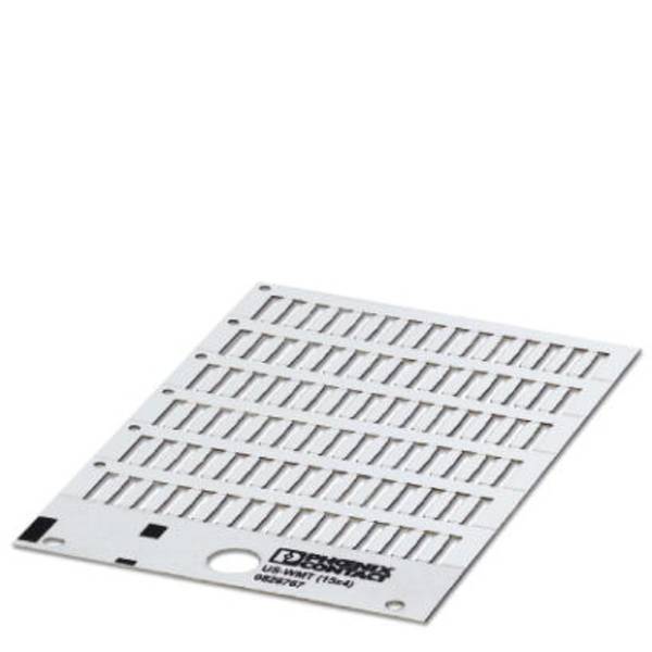 Identyfikator pojedynczego przewodu Phoenix Contact US-WMT (15X4) 0828767, montaż: nasuwanie, 15 x 3.90 mm, etykiety na arkuszu: 84, 10 szt.