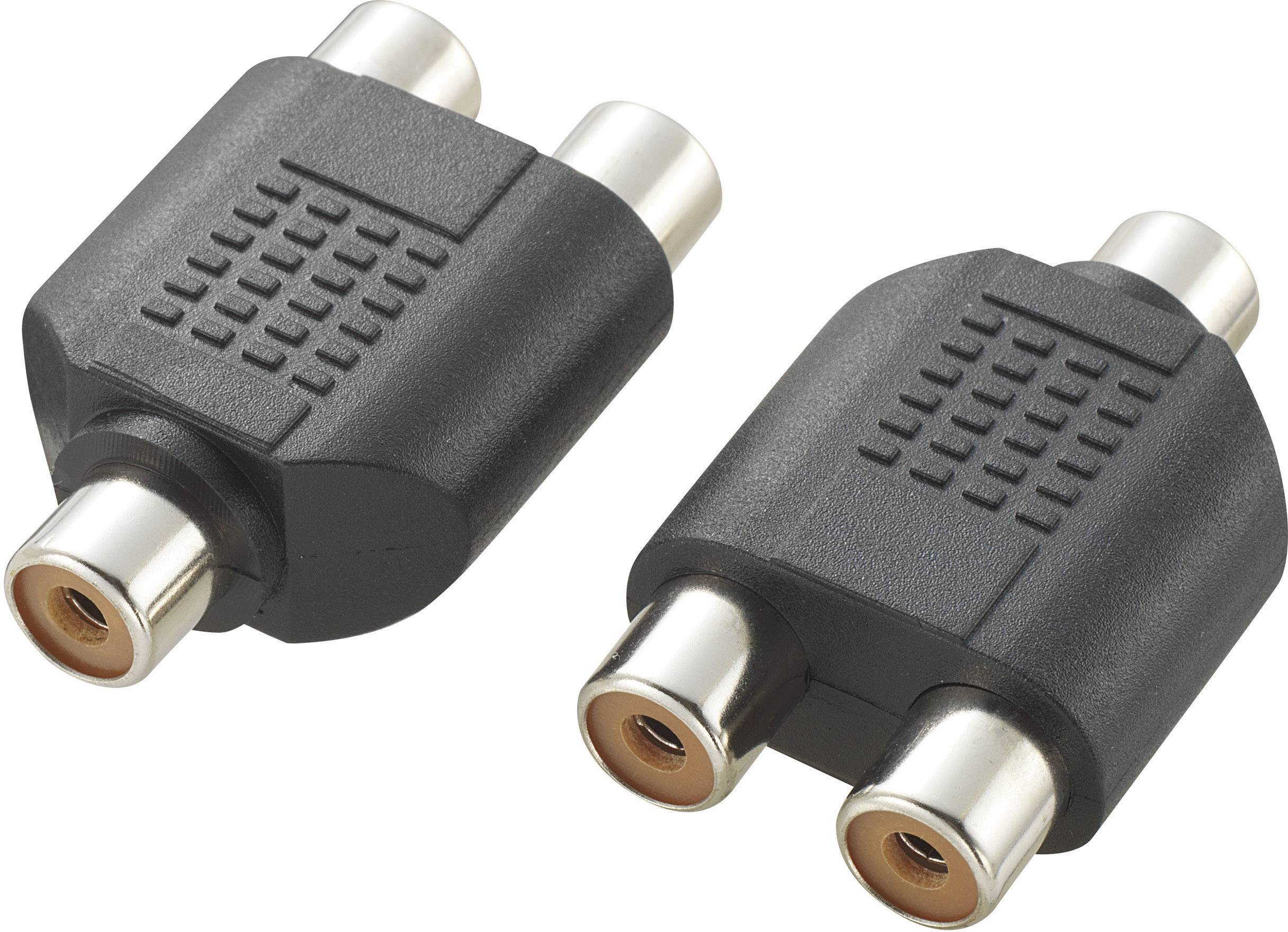 Adapter Y Chinch, SpeaKa Professional 1 x złącze Ż RCA na 2