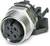 Cylindryczny metalowy wtyk z pięcioma otworami, ponumerowanymi od 1 do 5, stosowany do połączeń elektronicznych w urządzeniach.