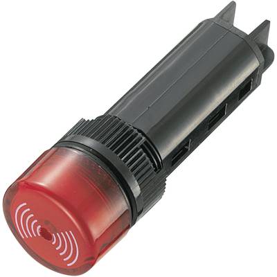 Sygnalizator akustyczny, 80 dB, 24 V/DC, 20 mA, 50 - 60 Hz, z podświetleniem, czerwony