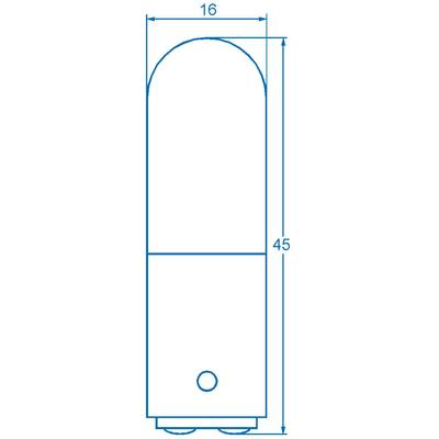 Żarówka zwykła 16X45MM BA15D 220-260V 6-10W