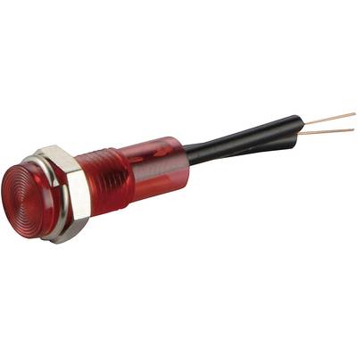 Lampka sygnalizacyjna Sedeco B-414, 12 V, O 5 mm, czerwona