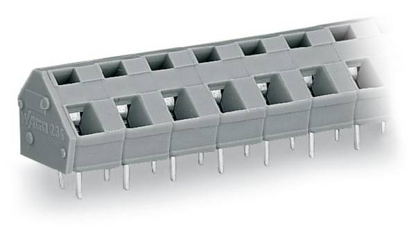 WAGO 236-204 Zacisk sprężynowy 2.50 mm² Ilość styków 4 szary 140 szt.