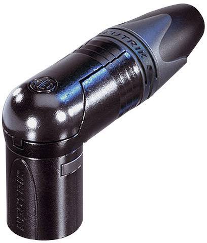 Роз'єм XLR чоловічий NC6MRX-B Neutrik NC6MRX-B кутовий чоловічий прямий Кількість контактів: 6 чорний 1 шт.