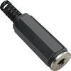 TRU COMPONENTS 1578797 Złącze męskie jack 3,5 mm, niklowany, 1 szt.