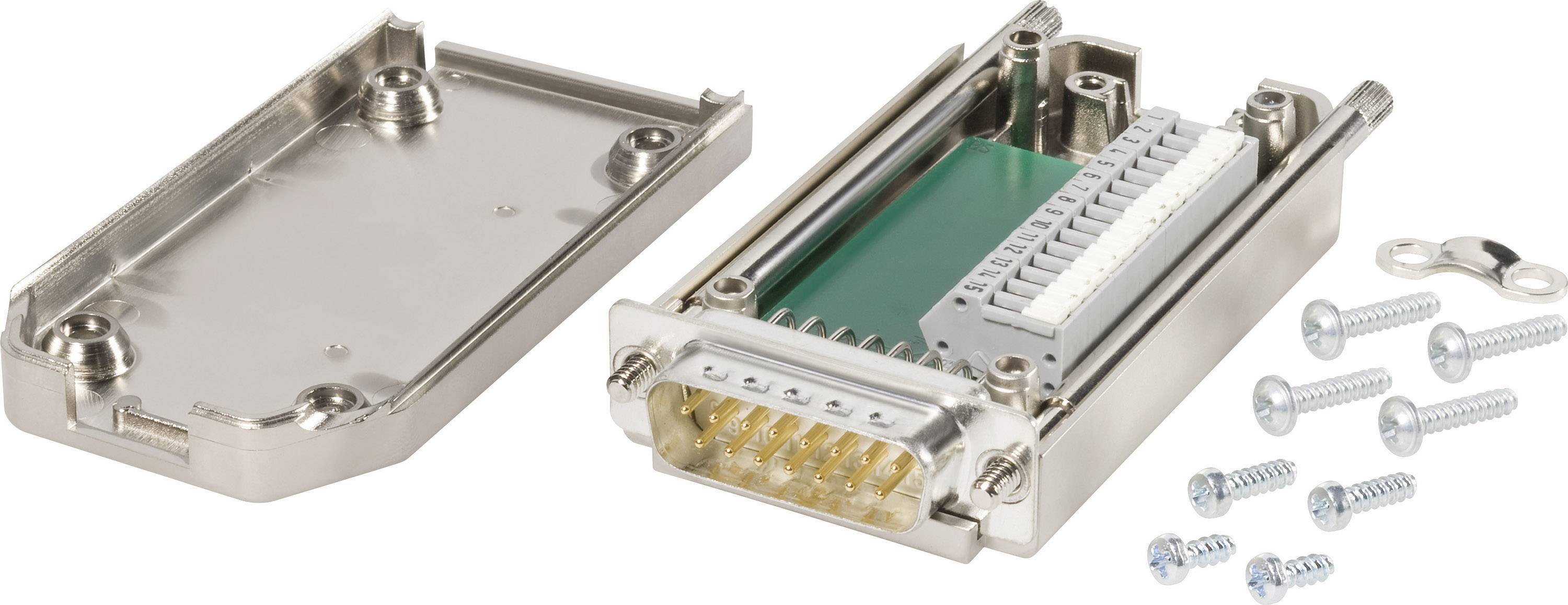 Роз'єм D-Sub чоловічий 180° Кількість контактів: 25 пружинний Knorr Tec 1 шт.