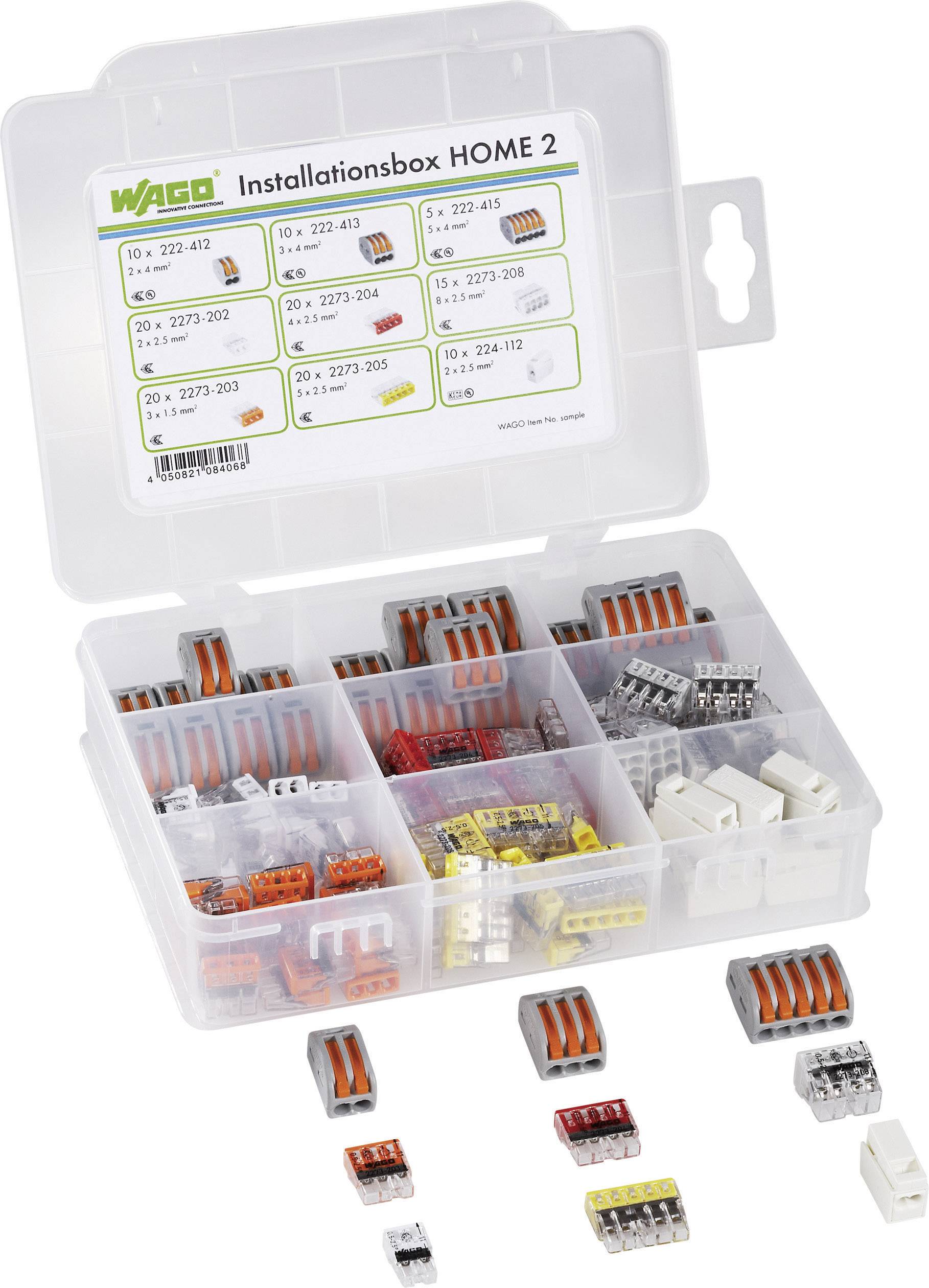 WAGO 887-001/2011-1300 Комплект клемних колодок гнучкі: 1,5-4 мм² одножильні: 1,5-4 мм² 125 штук