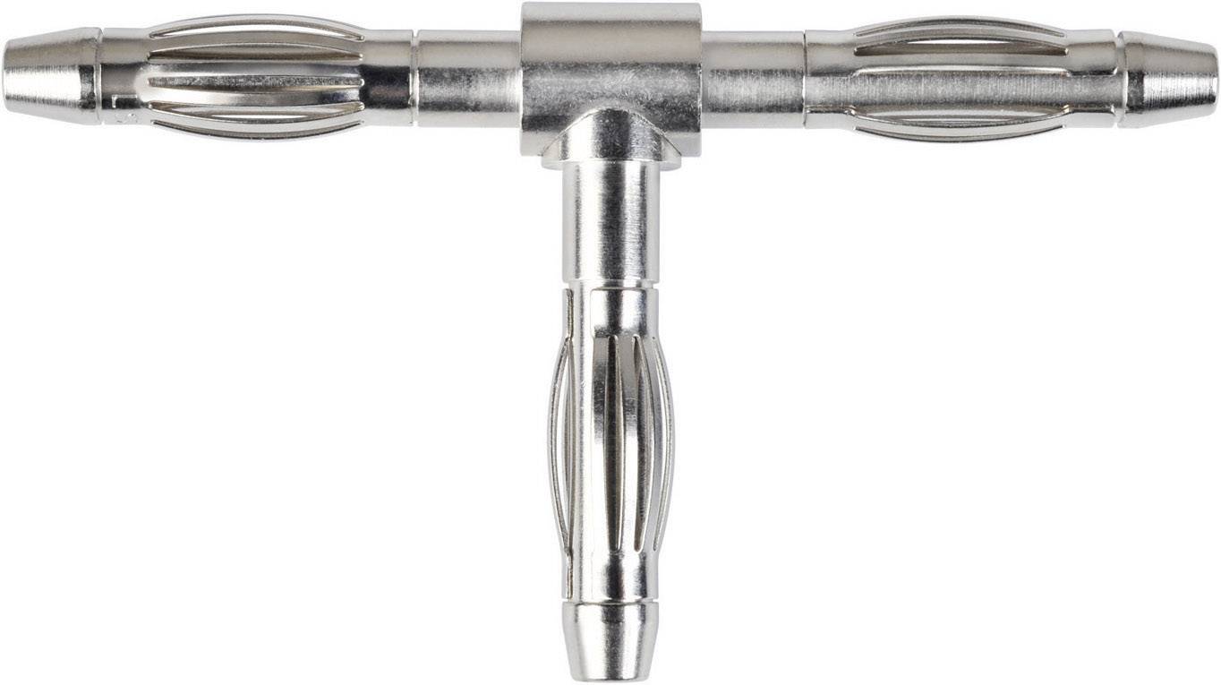 Т-подібний роз'єм 3 x штекер Schä'ätzinger TFS 1241, 4 мм