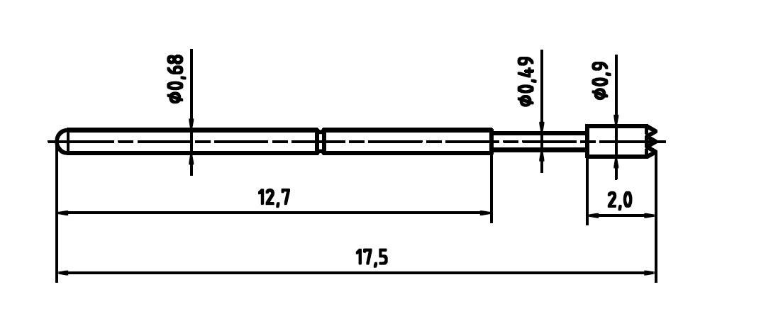 Sonda pomiarowa PTR 1007-C-0.7N-AU-0.9C