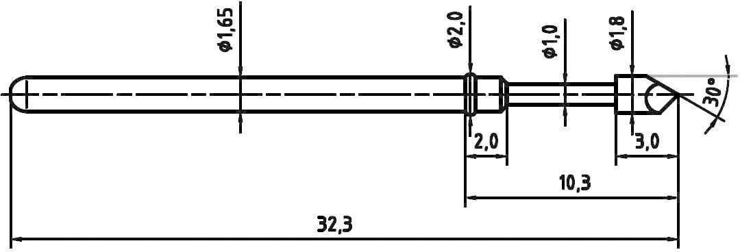 Sonda pomiarowa PTR 2021-H-1.5N-RH-1.8