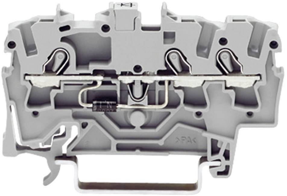 3-полюсний діодний з'єднувач для рейки WAGO 2001-1311/1000-410