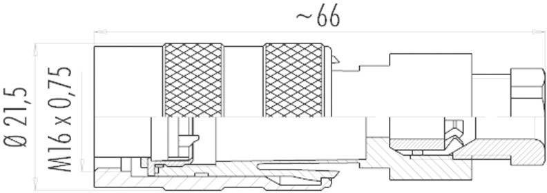 binder 09-0126-25-07 Круглий роз'єм, прямий Серія: 723 Загальна кількість контактів: 7 1 шт.