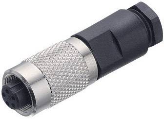 Кабельний роз'єм Binder 712, Ø 3,5-5 мм, 0,14 мм2, 1 A, 8-контактний, гвинтове закриття