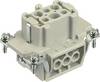 HARTING 09330062701 Wkładka złącza żeńskiego Han® E 6 + PE śrubowe 10 szt.