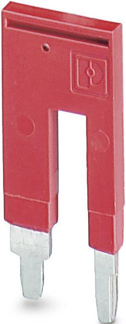 Czerwone płaskie bezpieczniki wtykowe z dwoma stykami metalowymi, powszechnie stosowane w pojazdach do zabezpieczania elektrycznego.
