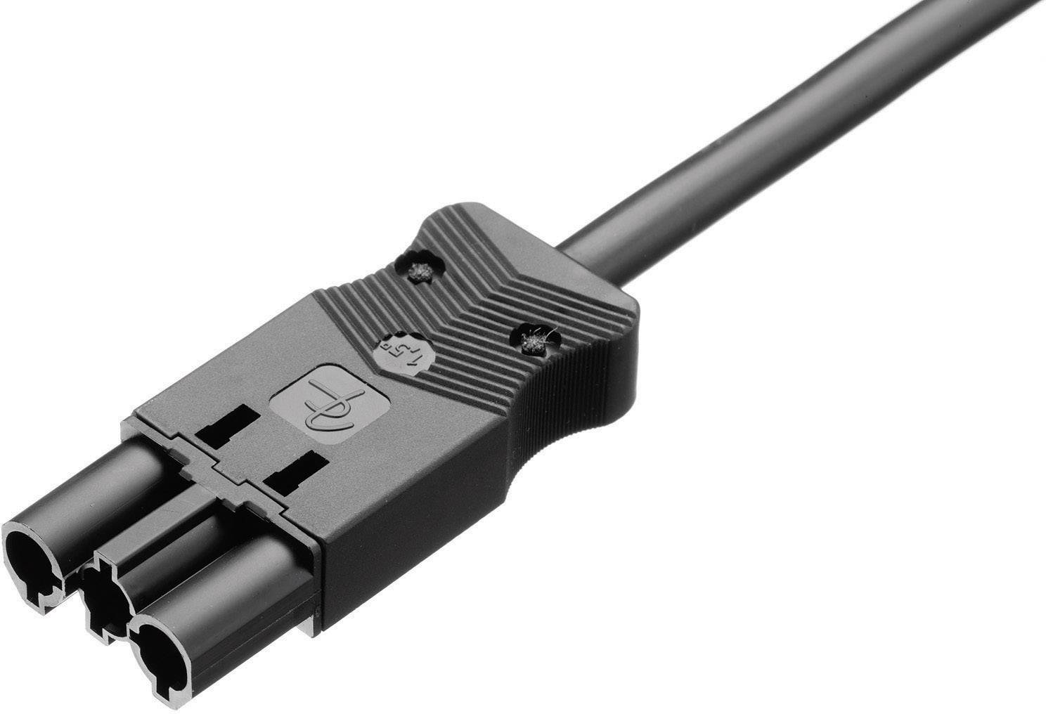 Адаптер живлення від мережі, чоловічий, з вільним кінцем, Adels-Contact AC 166 ALCGS/315 100 2 + PE білий, 1 шт.