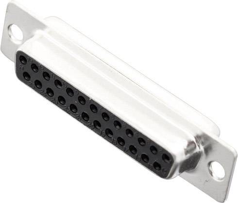 Роз'єм D-Sub, гніздо, 180° Кількість контактів: 25 Роз'єми MH MHDM25-SS 1 шт.