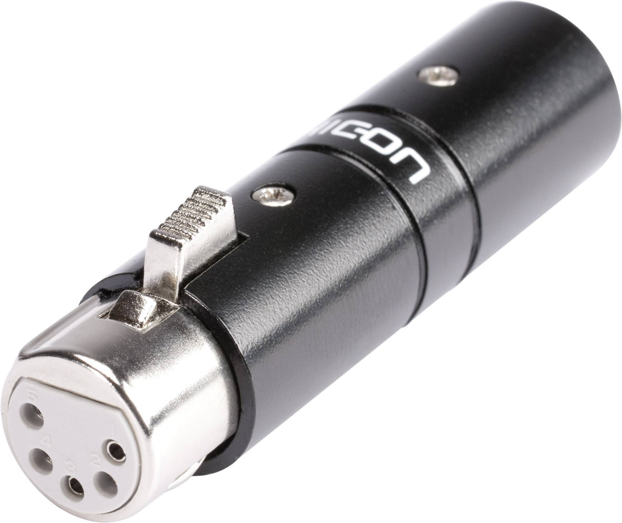 Адаптер XLR HI-X3X5-MF XLR чоловічий - XLR жіночий Hicon HI-X3X5-MF 1 шт.
