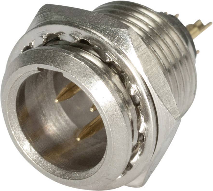 Роз'єм Mini XLR, монтажний, чоловічий, 3-контактний Hicon HI-XMEM3