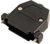 Obudowa do złącza D-SUB 9 pin Encitech 2360-0102-01, tworzywo sztuczne UL, czarny