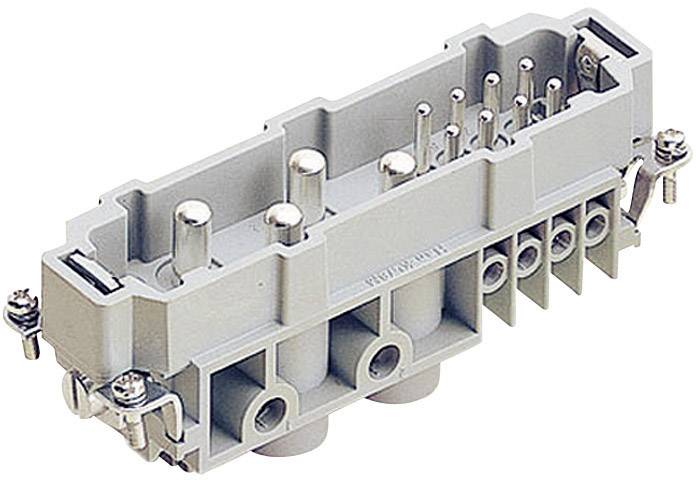 HARTING 09380122601 Штыревая вилка Han® Com, серия Han® Com, 4+ PE/8 (цепи питания и управления), 1 шт.