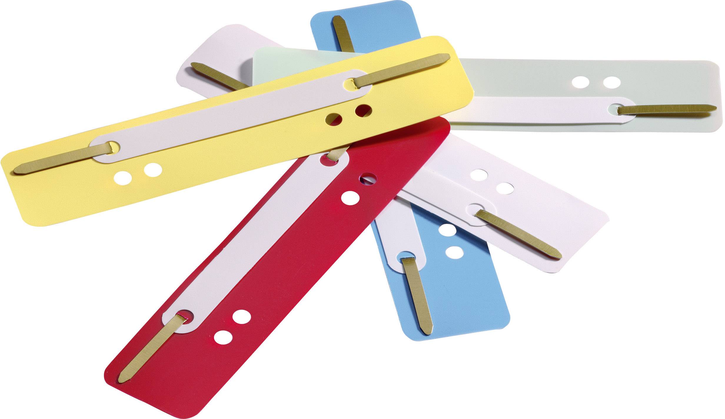 Папки-скорозшивач Міцний 691000 різнокольорові, асорті 38 мм x 150 мм 25 шт.