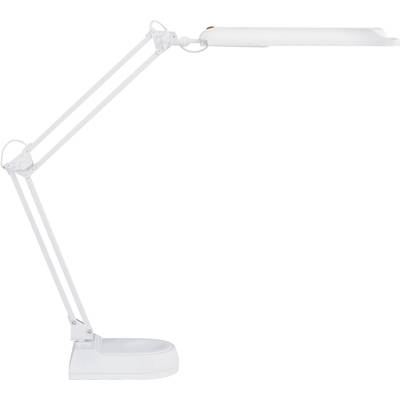 Lampa biurkowa Maul 8213602 8213602, 1x11 W, G23, biały, (D x S) 36 cm x 7 cm, 230 V