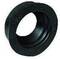 Czarny, okrągły pierścień uszczelniający z gumy o gładkiej powierzchni, stosowany do uszczelnień w zastosowaniach mechanicznych.