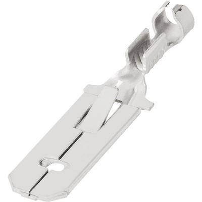 Metalowa śruba z unikalnym mechanizmem mocującym w postaci klipsa.