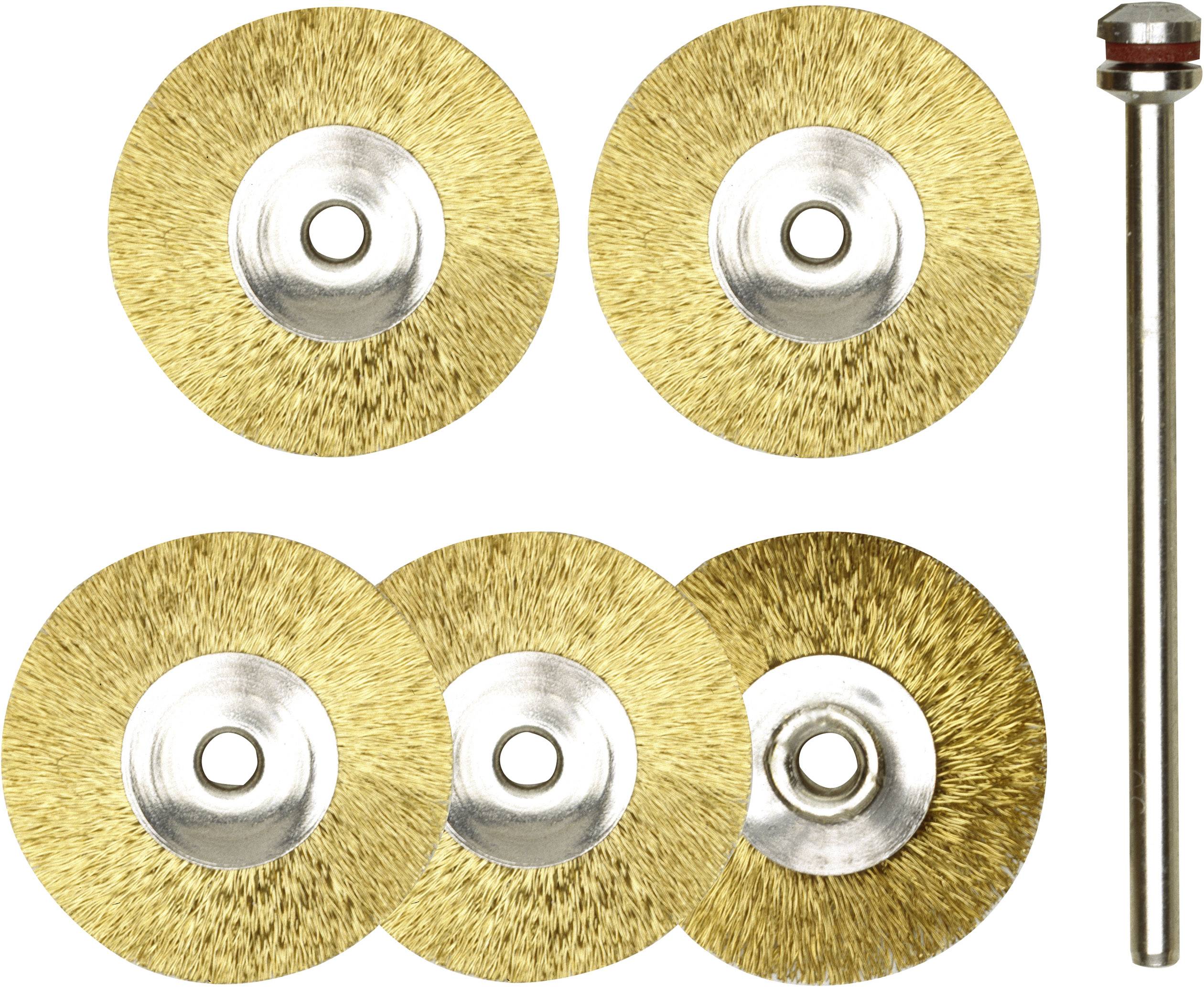 Набір латуних дискових щіток Proxxon Micromot 28 962, 5 предм.