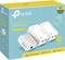 Opakowanie produktu 'TP-Link AV600 Powerline Wi-Fi Zestaw 3-Pack', prezentujące trzy adaptery z portami Ethernet, przeznaczone do sieci domowych.