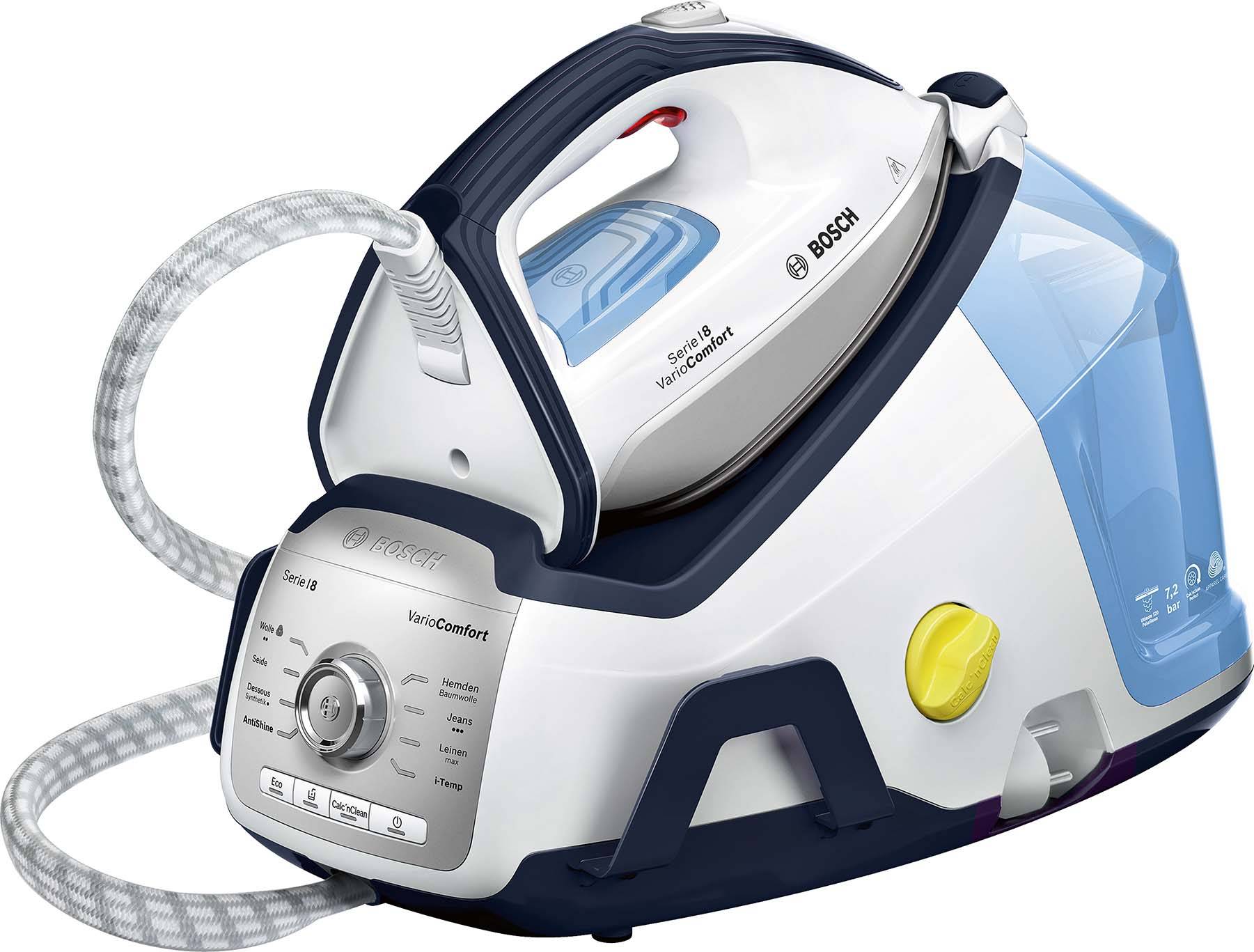 Stacja parowa Bosch, 2400 W, powłoka ceramiczna, 4.9 kg | Zamów w Conrad.pl