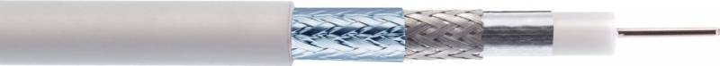 Kathrein 21510026 Kabel koncentryczny Średnica zewnętrzna: 6.90 mm 75 Ω 120 dB biały 250 m