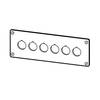 Eaton M22-E6 216547 Ramka montażowa 6 miejsc montażowych (Ø x W) 22 mm x 72 mm NOT-AUS szary 1 szt. sztuka