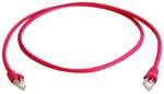 Kabel krosowy Telegärtner S-FTP kat.6A (IEC), 2,0 m, LSZH czerwony, krosowany 10/100/1000