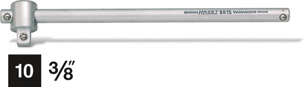 Hazet 8815 8815 Pokrętło przesuwne   Końcówka wkrętaka 3/8" (10 mm) 198 mm 1 szt.