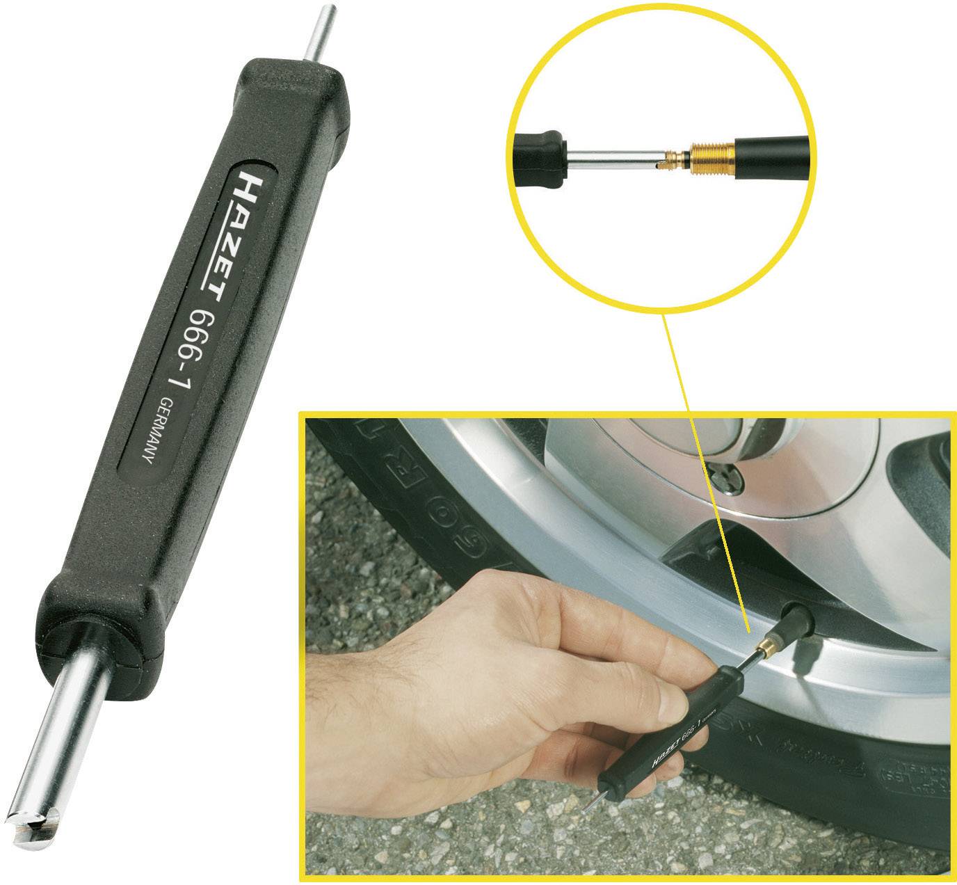 Інструмент для вставки клапанів Hazet 666-1